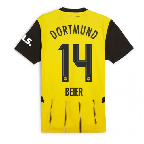 Pánský Fotbalový dres Borussia Dortmund Maximilian Beier #14 2024-25 Domácí Krátký Rukáv